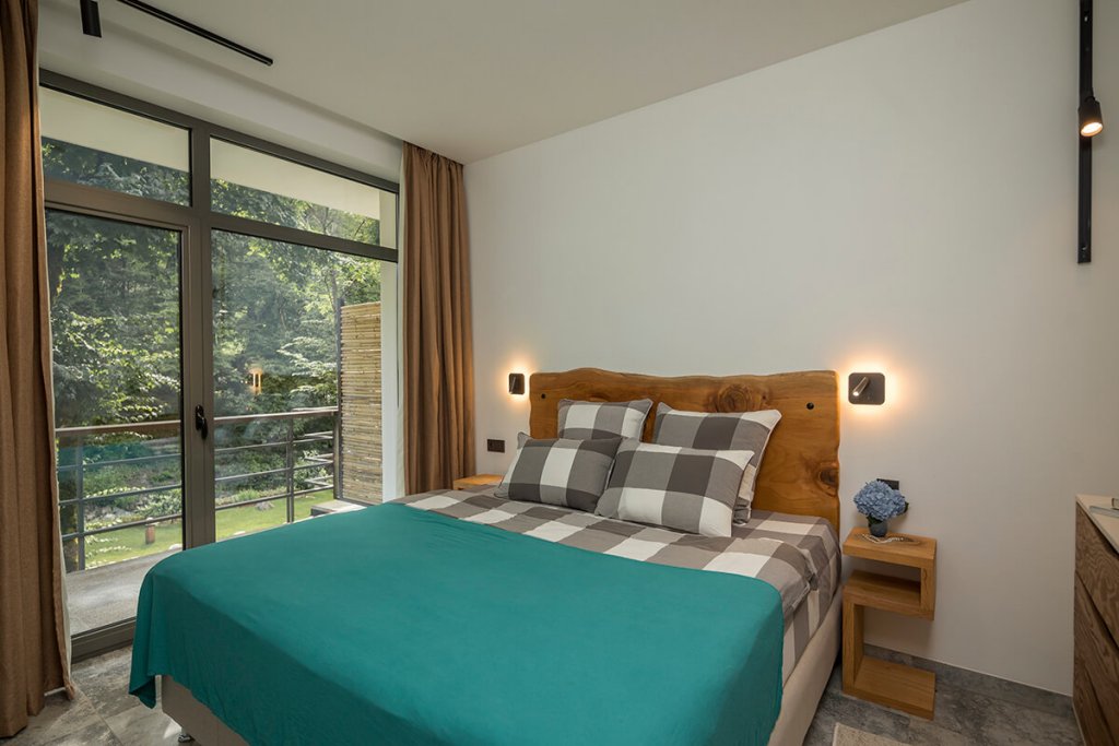 Deluxe double chambre avec balcon et Vue sur le parc Soloh SPA Village Hotel