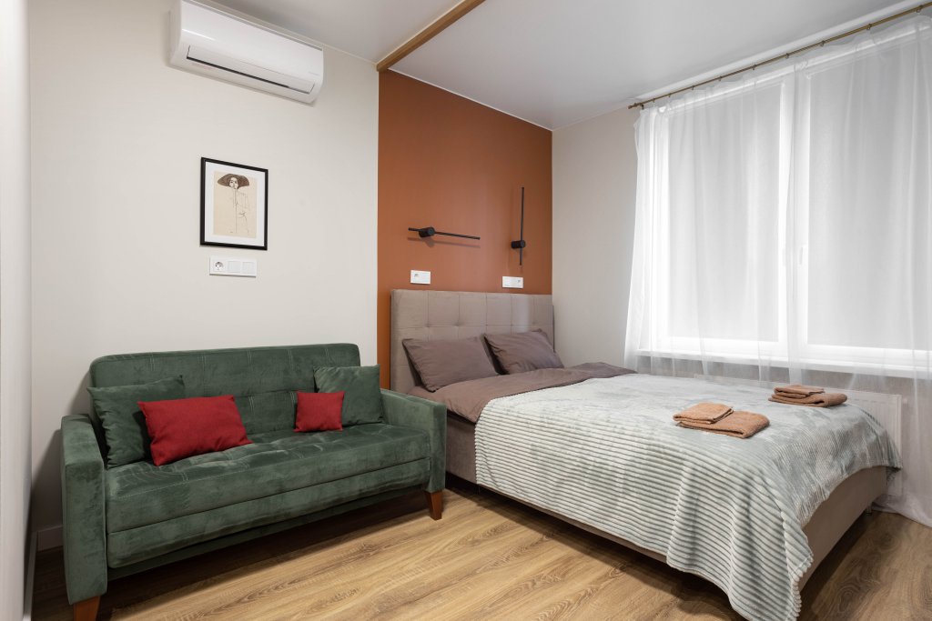 Doppel Junior-Suite mit Balkon und mit Blick Studii V Admiralteyskom Rayone Apartments