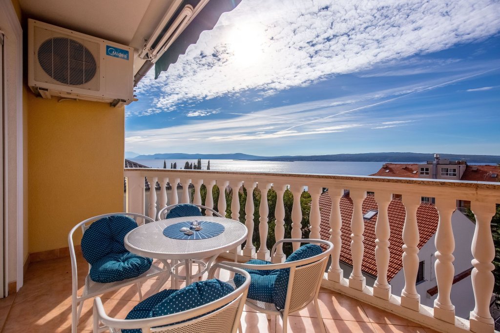 Apartment mit Balkon und mit Blick Royaluxs Villas- Villa Marija Apartments