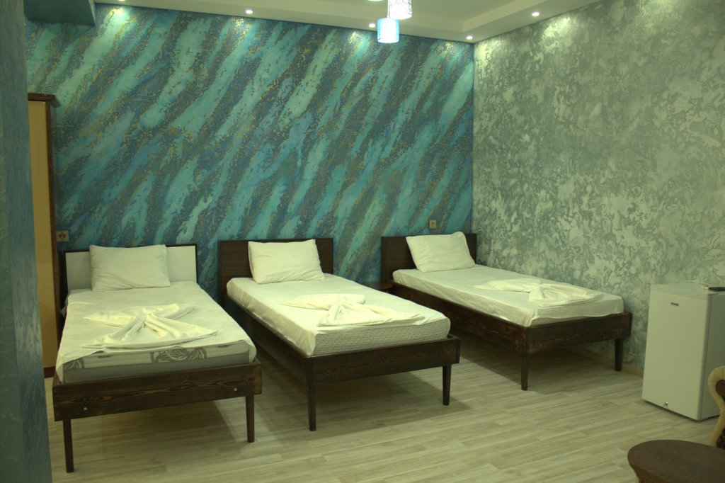 Cama en dormitorio compartido Ruslan Hotel