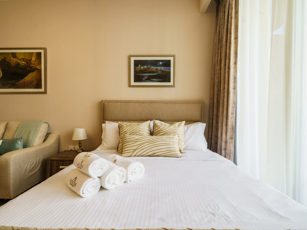 Apartment mit Balkon und mit Stadtblick Elegant and Comfy Studio JVC Dubai Apartments