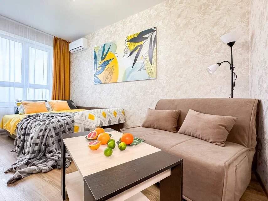 Appartement 1 chambre avec balcon et Avec vue Orange Apart Vysokiy Bereg Apartments