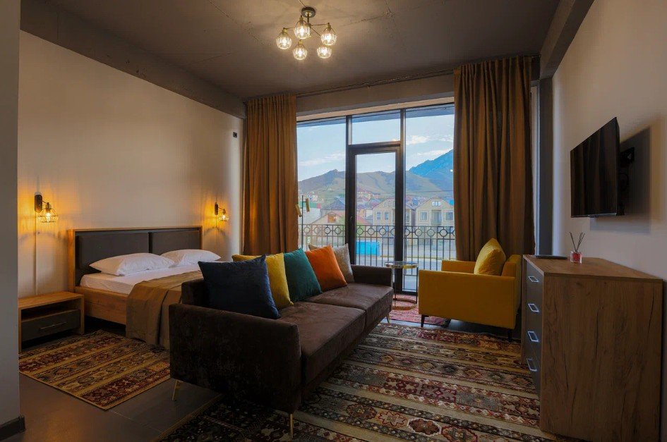 Premium Doppel Suite mit Balkon und mit Bergblick Barhan Hotel