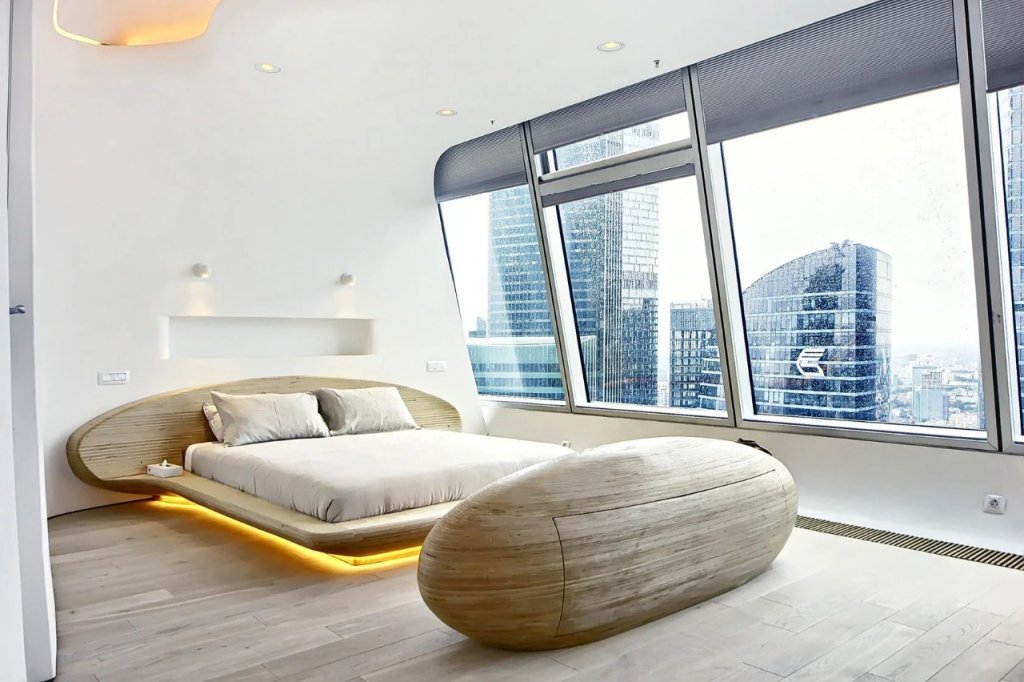 Двухместная студия Comfort с красивым видом из окна Sky Apartments Rentals Service