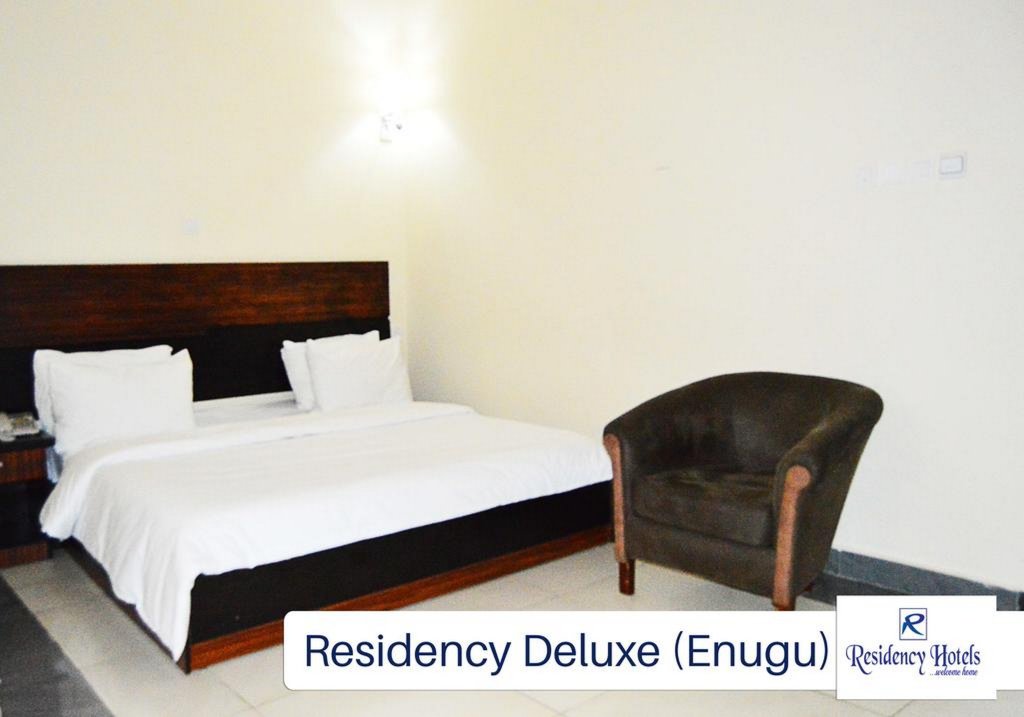 Deluxe room with balcony and with view Residency Hotels Enugu Independence Layout