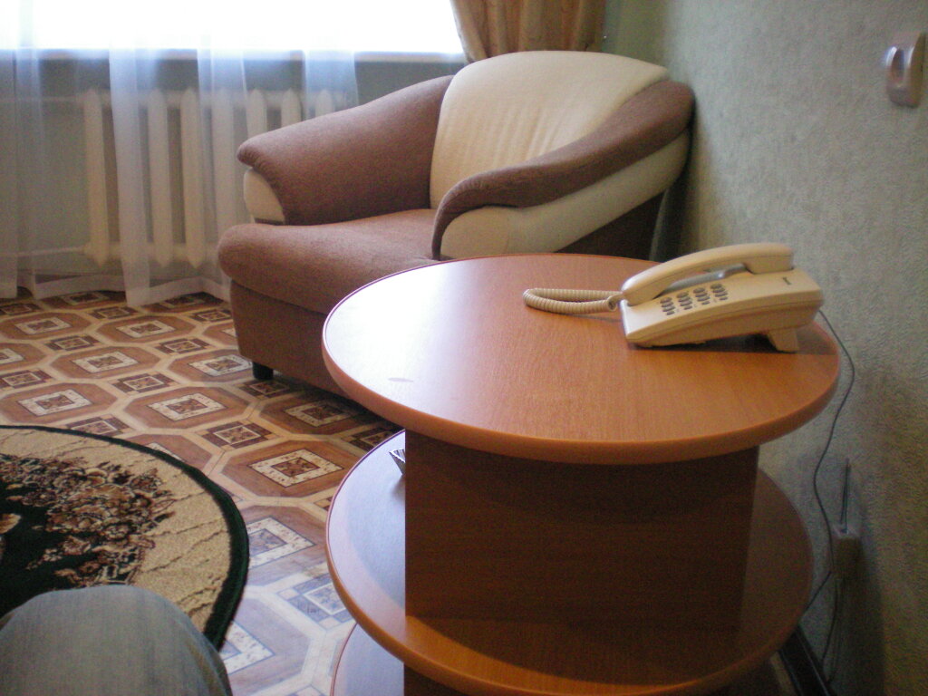 Двухместный семейный номер Комфорт с видом на город Гостиница Чусовская