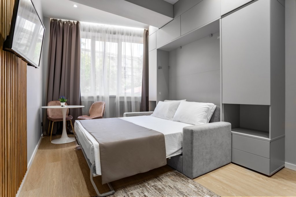Apartamento doble Superior con vista a la ciudad "Pushkin Neolit" Apart-Hotel