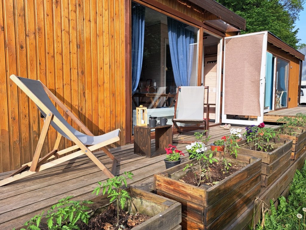 Double House №3 "More" with Terrace with view Tiny House Mini-hotel