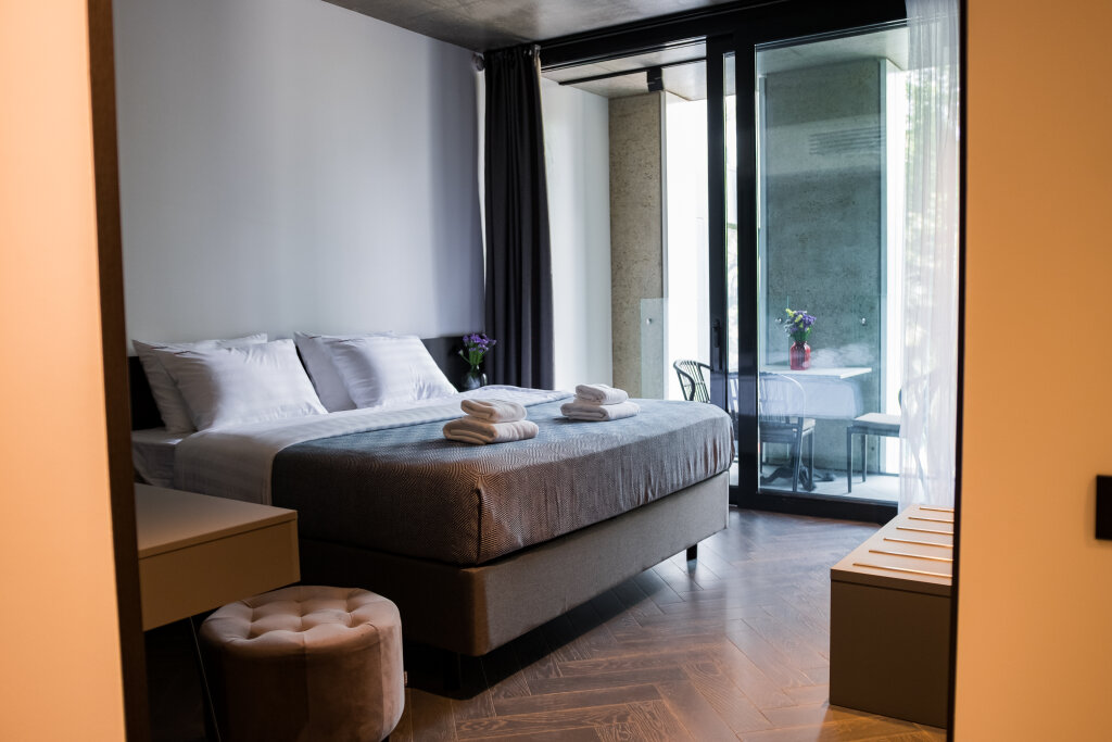 Doppel Suite mit Balkon und mit Stadtblick RED APARTMENTS Vereshchaginskaya Dacha Apartments