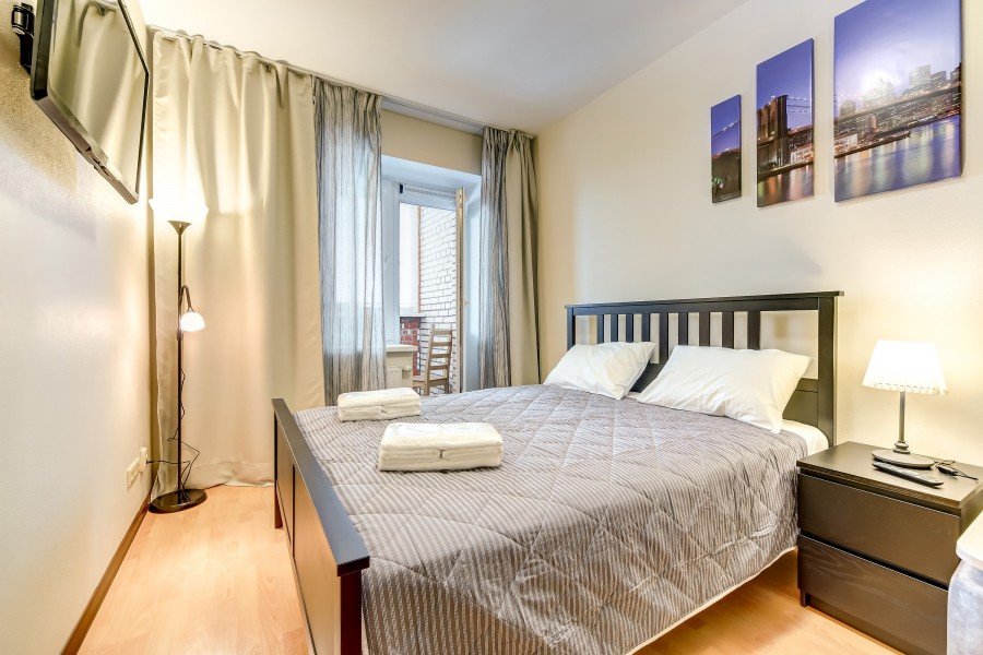 Confort appartement 1 chambre avec balcon et Avec vue Za Chernoy Rechkoy Apartments