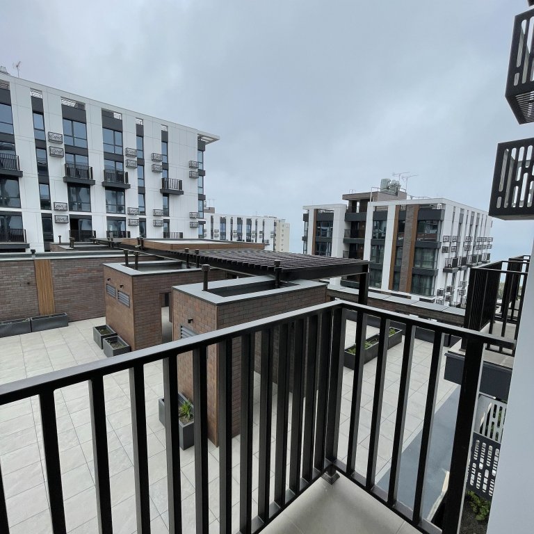 Студия с балконом и с красивым видом из окна Апартаменты Моравия Рент Апарт