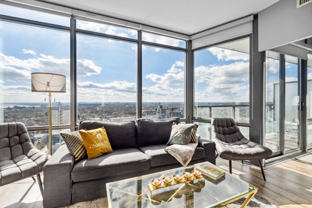Appartamento 3 camere con balcone e con vista Globalstay Burano Condos in Downtown Toronto Apartments