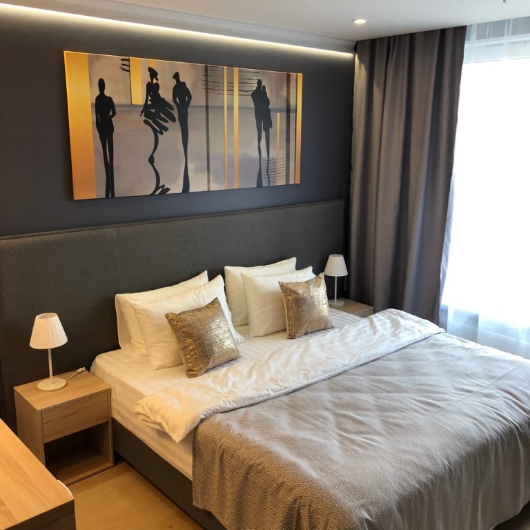 Komfort Doppel Zimmer mit Stadtblick In Moment Apartments