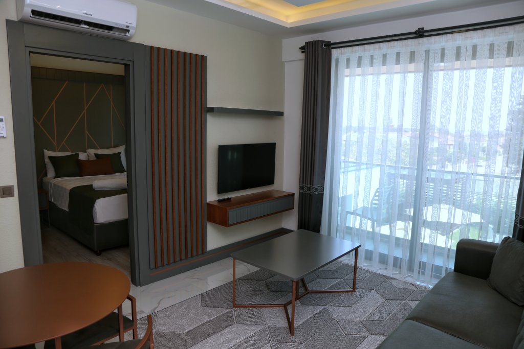 Standard Doppel Zimmer mit Balkon und mit Blick Güvenpark Residence Apart-hotel