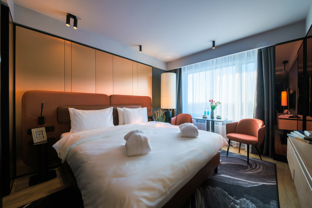 Komfort Doppel Zimmer mit Stadtblick VALO Mercure Hotel and Residences Saint Petersburg Apart-Hotel
