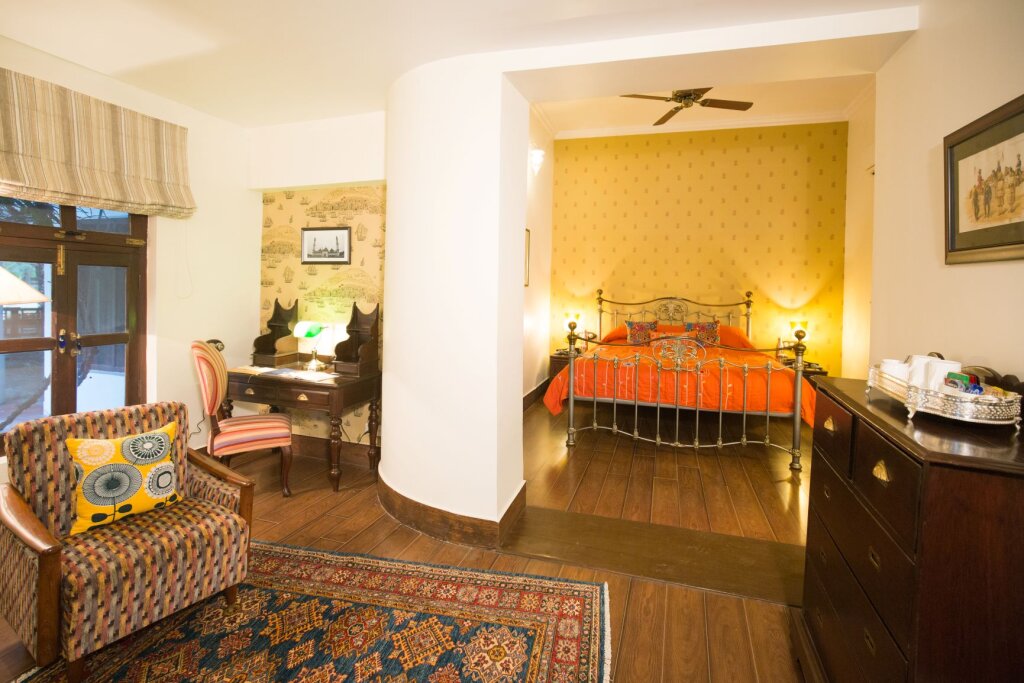 Номер Luxury с балконом и с красивым видом из окна Отель Jaagir Lodge Dudhwa