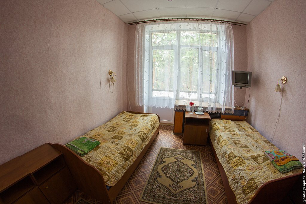 Habitación doble Económica con balcón y con vista Sosny Sanatorium