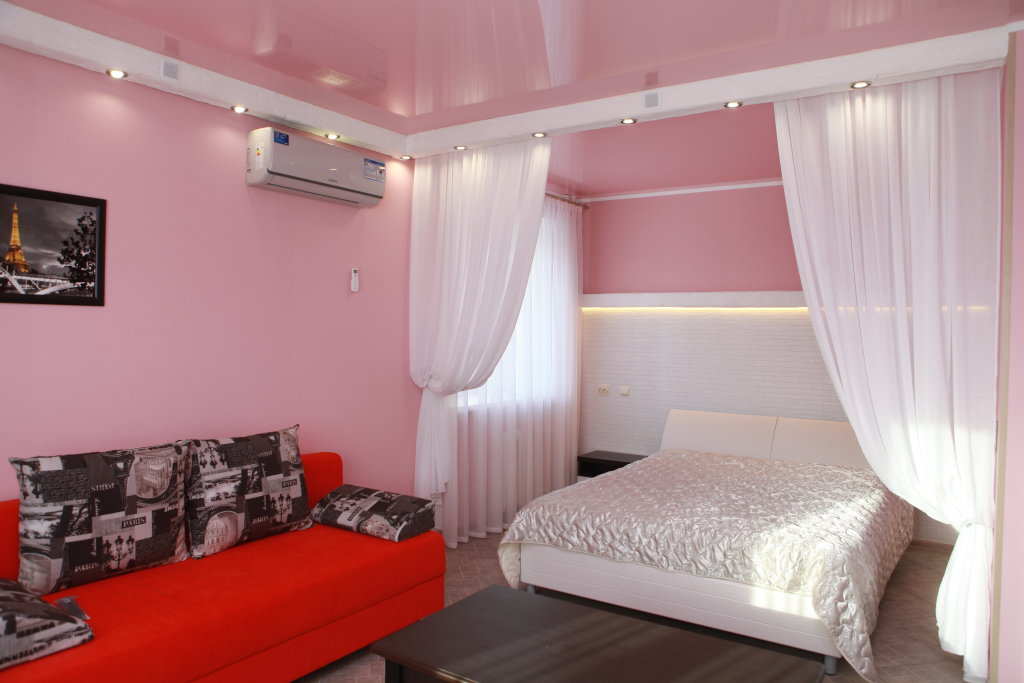 Estudio doble Confort con balcón y con vista a la ciudad V Lipetske Apartments