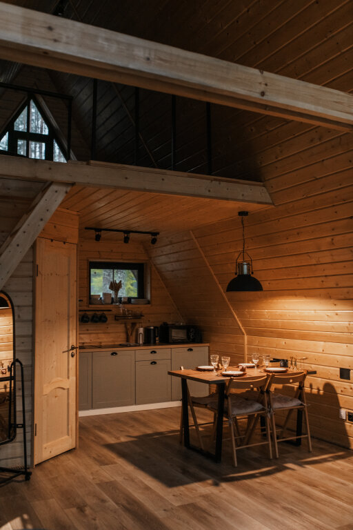 Hütte Doppelhaus mit Blick Bjorn Glamping