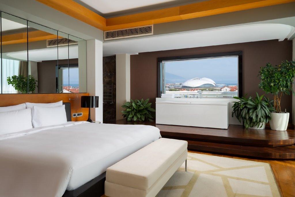 Präsidenten Doppel Suite 2-room mit Balkon und mit Meerblick Radisson Blu Resort & Congress Centre, Sochi