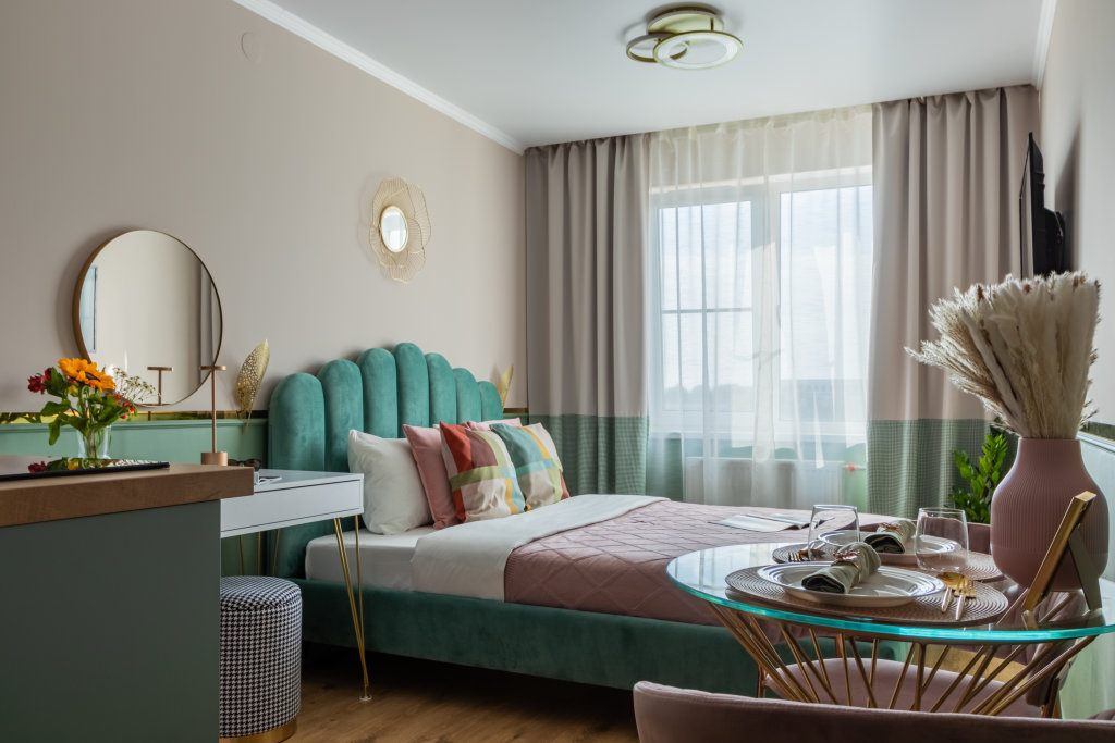 Deluxe Zimmer mit Stadtblick Magic Apart Putilov Apartments