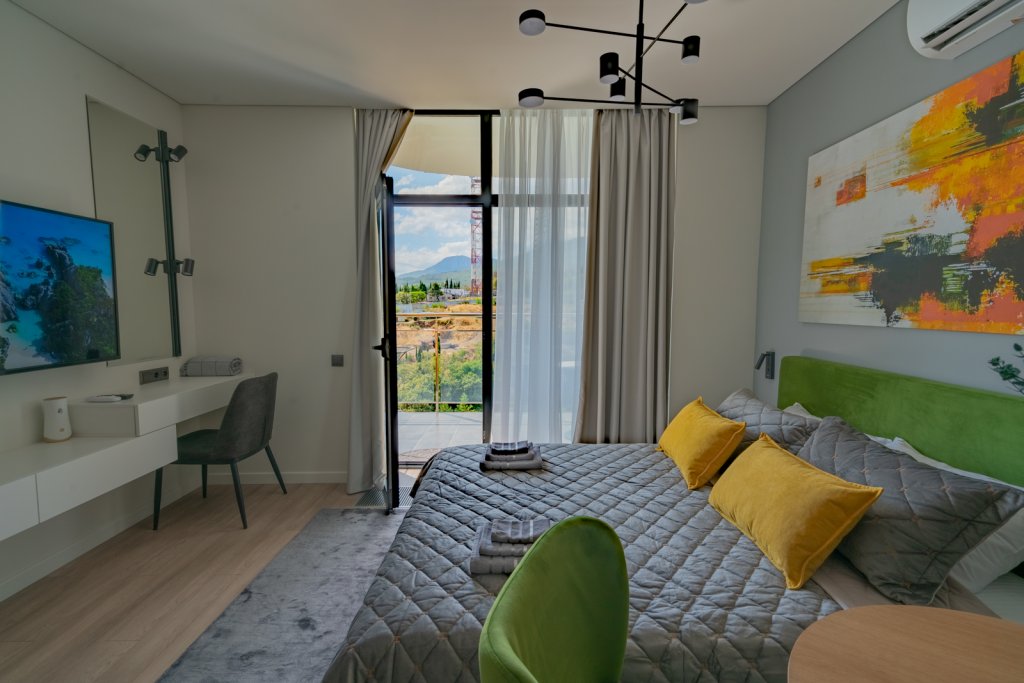 Green Doppel Studio mit Balkon und mit Blick Stil Zhizni Apart-Hotel