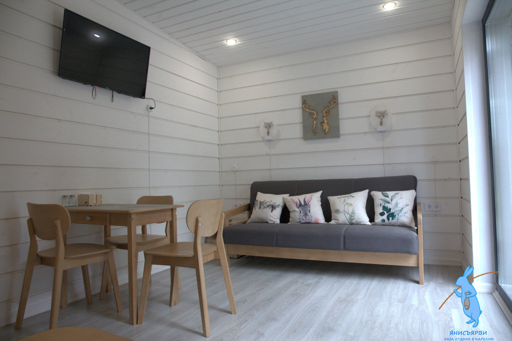 Cabaña 1 dormitorio frente a la playa Yanisyarvi Recreation Center