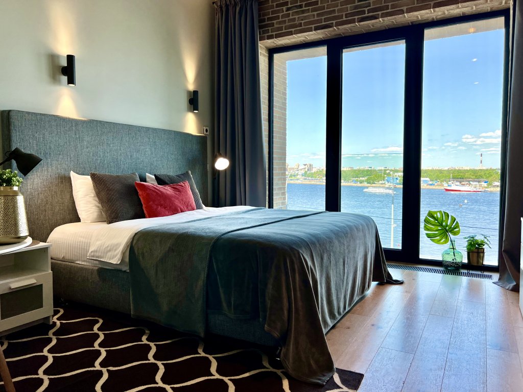 Двухместная студия Панорамная с видом на реку Докландс Апарт-отель