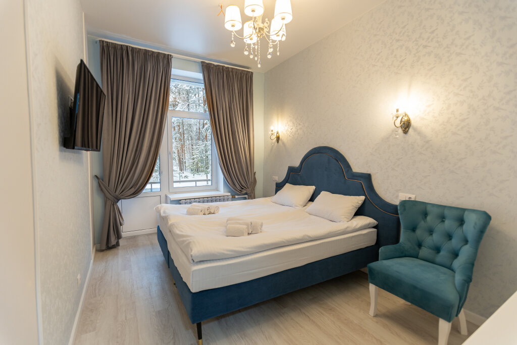 Confort double chambre avec balcon et Vue sur le parc Sosnovy Bor Hotel