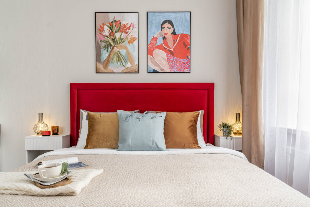 Doppel Apartment mit Balkon Merino Home Red Flat