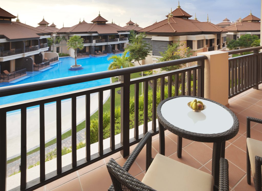 Четырёхместные апартаменты с 2 комнатами с балконом Курортный отель Anantara The Palm Dubai Resort