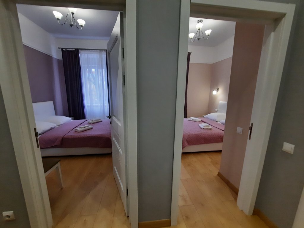 Standard Quadruple room with park view Na Baltike Apartments