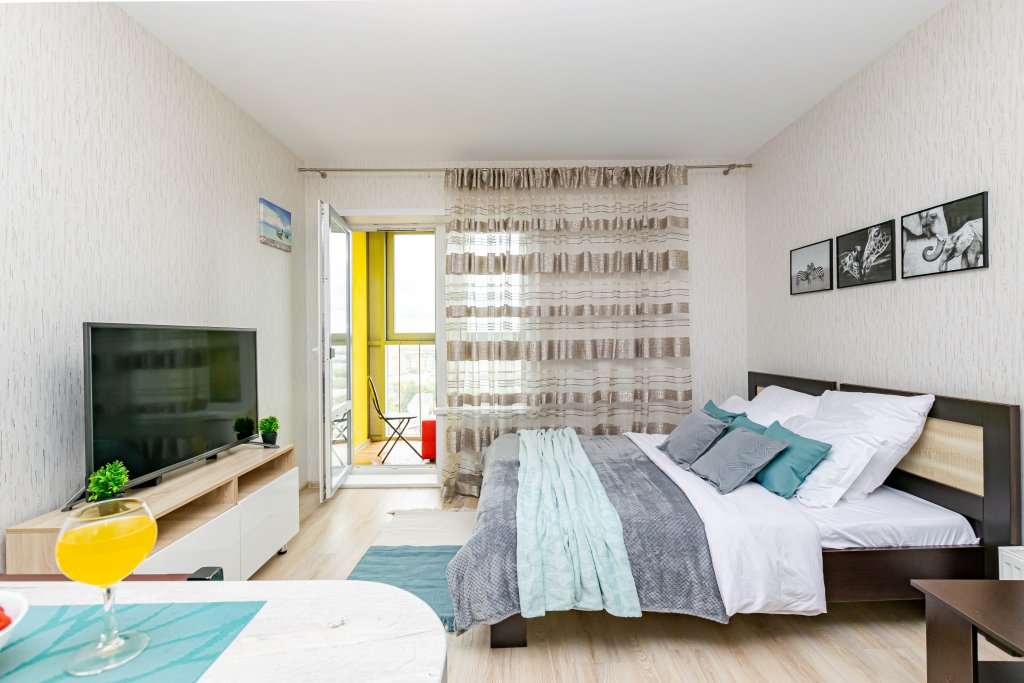 Standard double studio avec balcon et Vue sur la ville Cosmos Apartments Na Revolyutsii 54 Apartments