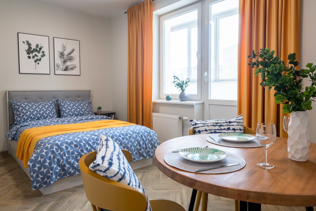 Estudio 1 dormitorio con balcón Apartamenty V Tsentralnom Rayone Kazani