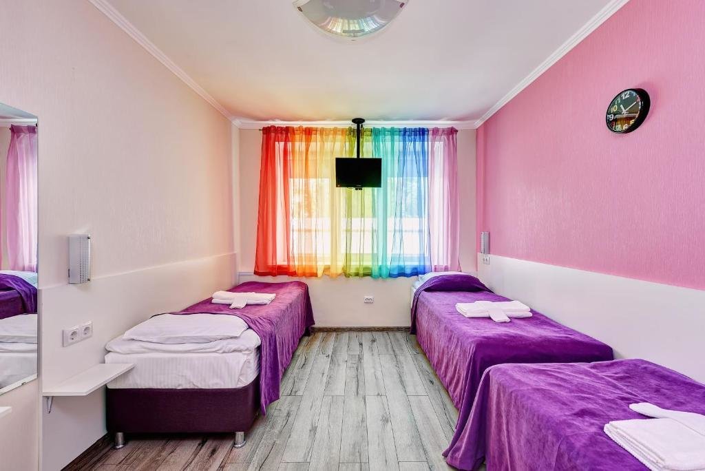 Кровать в общем номере Апарт Отель Радуга