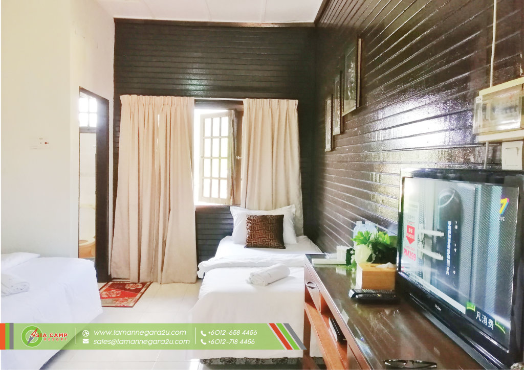 Standard Triple room with balcony and with view AsiaCamp Taman Negara Resort