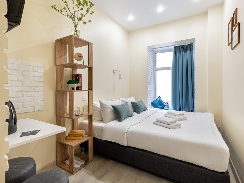 Habitación doble Económica con vista a la ciudad Apartpage Marata Apartments