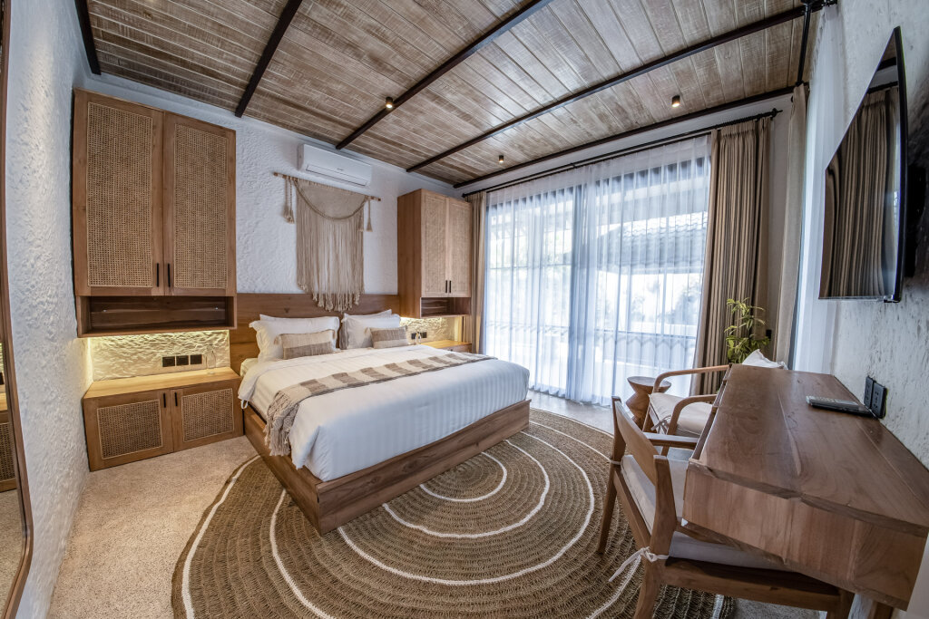 Четырёхместная вилла с 2 комнатами с красивым видом из окна Вилла Putri Salju by EVDEkimi