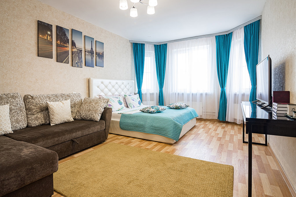 Apartment Dvuhkomnatnye na Volzhskoi naberezhnoi 25 s vidom na Volgy Apartments, m.Strelka. Sova-Dom