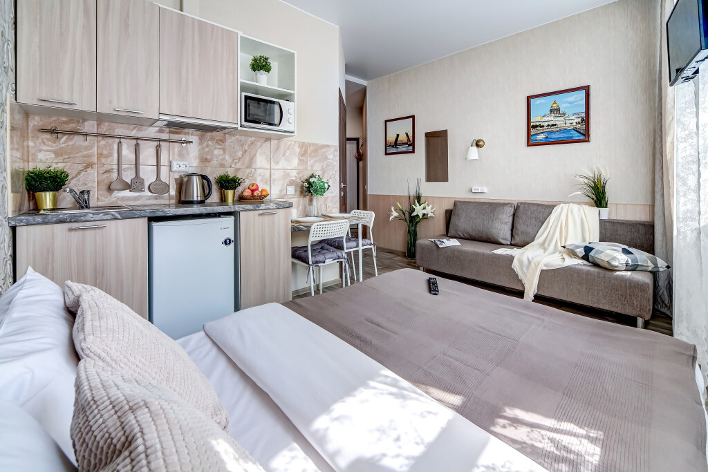 Comfort Double room Uyutnye Na Pionerskoy Ulitse Petrogradskoy Storony Apartments