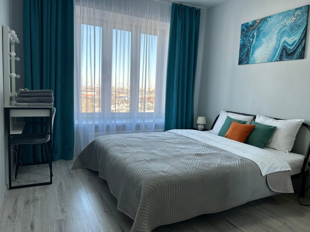 Apartamento 2 dormitorios con balcón y con vista Two-room apartment V JK Olimpiya on Polevaya