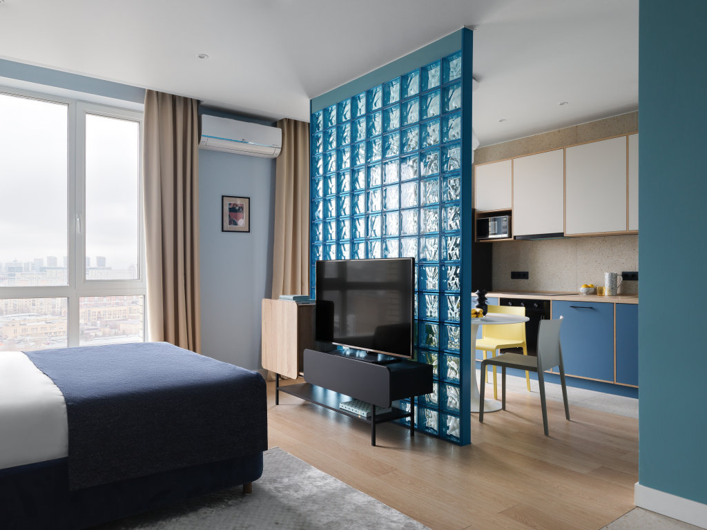 Komfort Familie Zimmer mit Blick Anis Stayl Moskva Oktyabryskoye Pole Apart-hotel