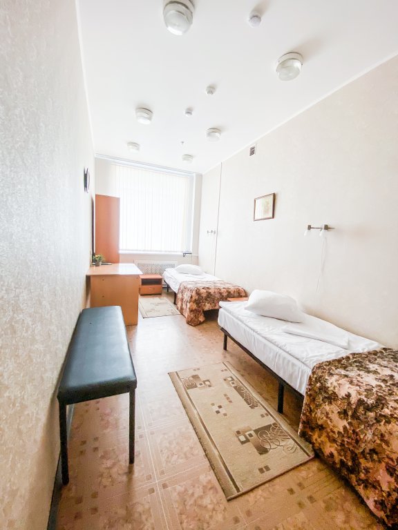 Кровать в общем номере Smart Hotel КДО Самара