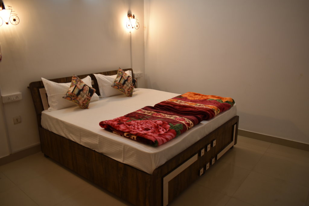 Deluxe Zimmer mit Balkon und mit Blick Hostel Karwaan Jaipur