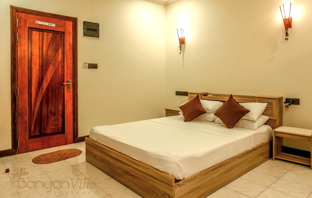 Deluxe double chambre Banyan Villa Maldives Dhangethi