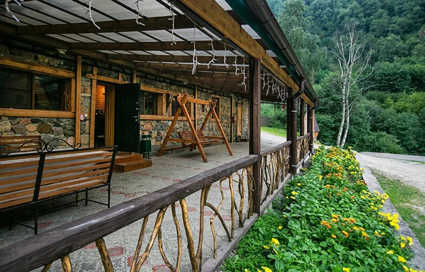Standard Hütte mit Blick Ekopark Dolina Narzanov Recreation center