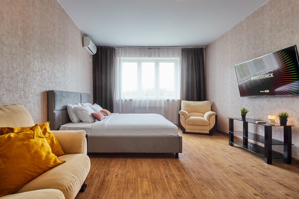 Confort appartement avec balcon et Avec vue Krasnodar Gallary Apartments wih view