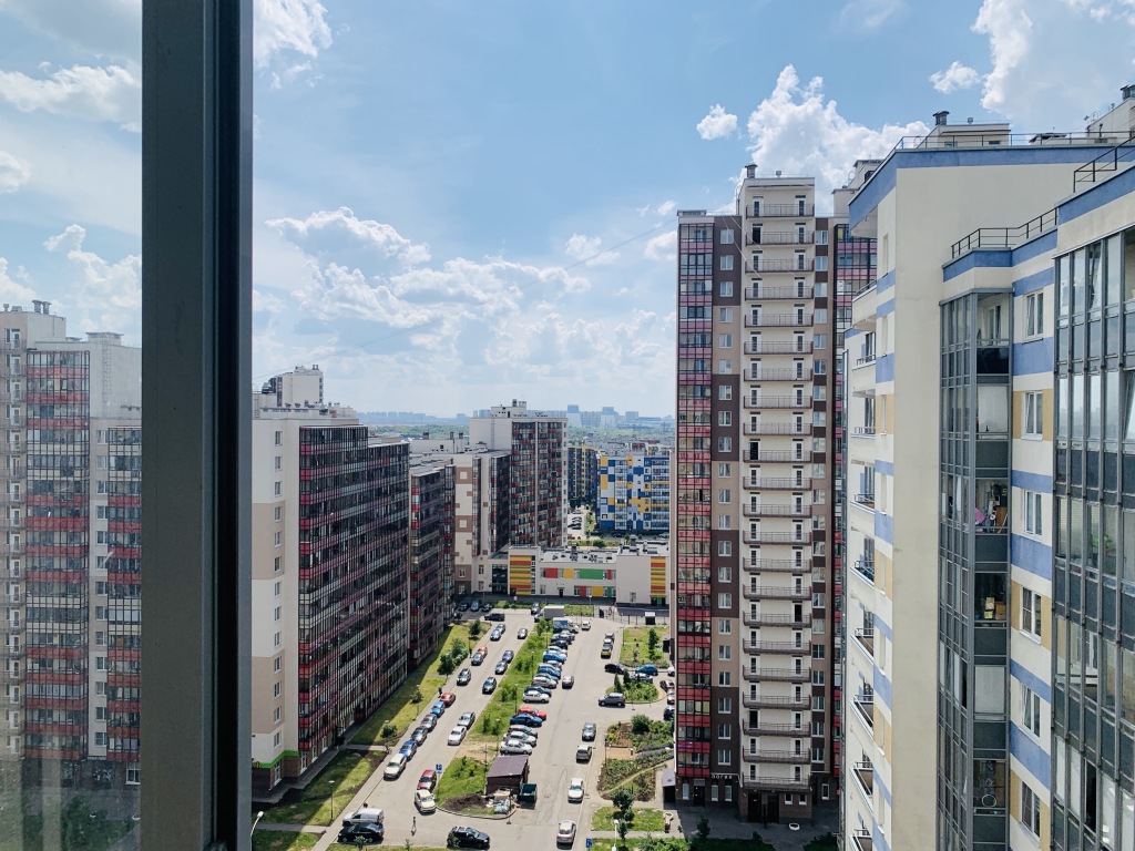 Apartment 1 Schlafzimmer mit Balkon und mit Blick Spb Yit Apartments