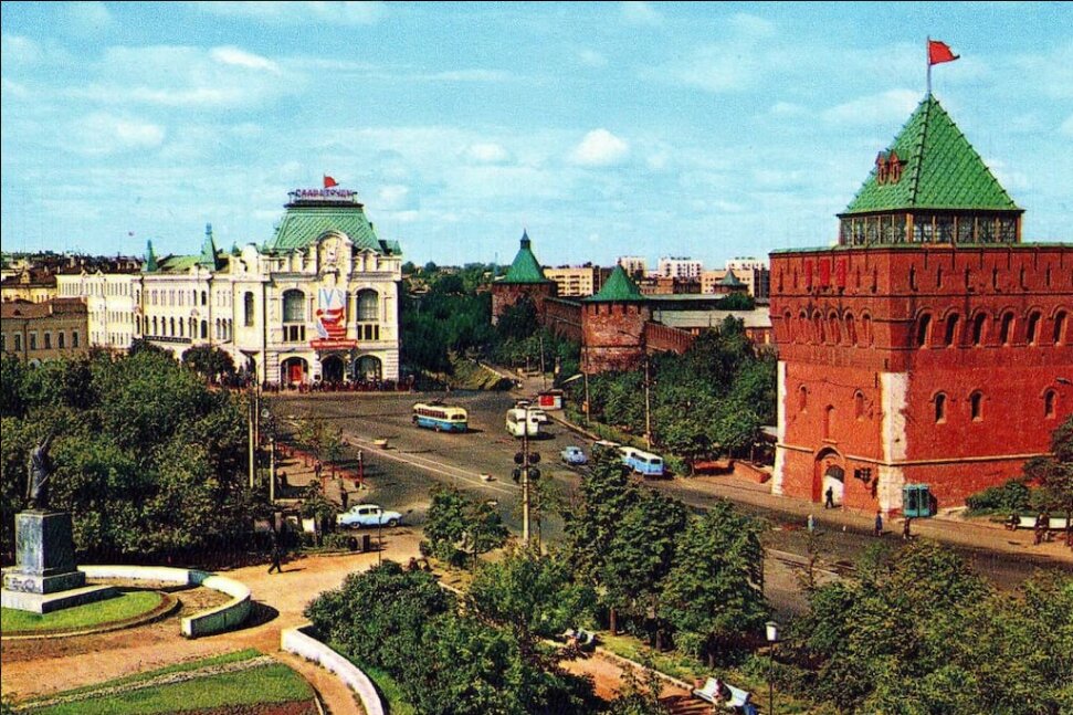 Фото площадь минина и пожарского нижний новгород