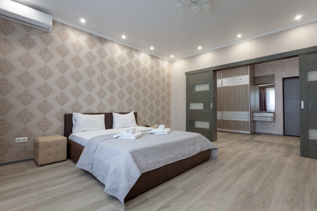 Apartamento doble con balcón y con vista Deluxe With Sea View In Ataman Residential Complex 110 Flat